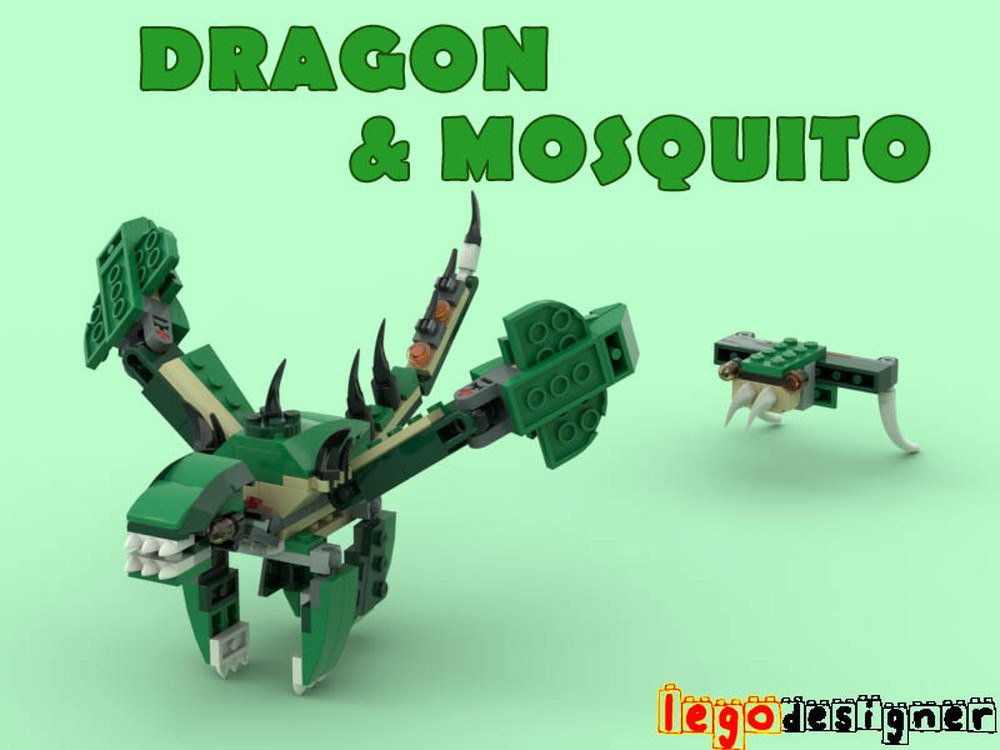 Lego 31058 Dragon & Mosquito Alternate Build
