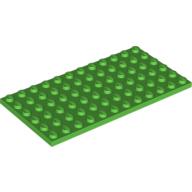 Lego Plate 6 x 12 / Bright Green