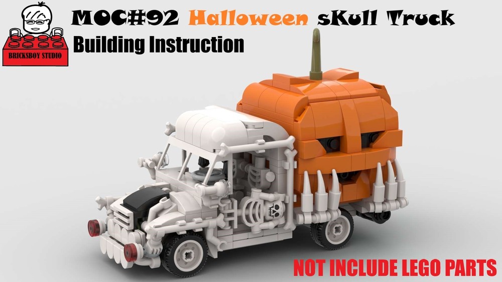 Lego MOC#92 Hallloween Skull Truck
