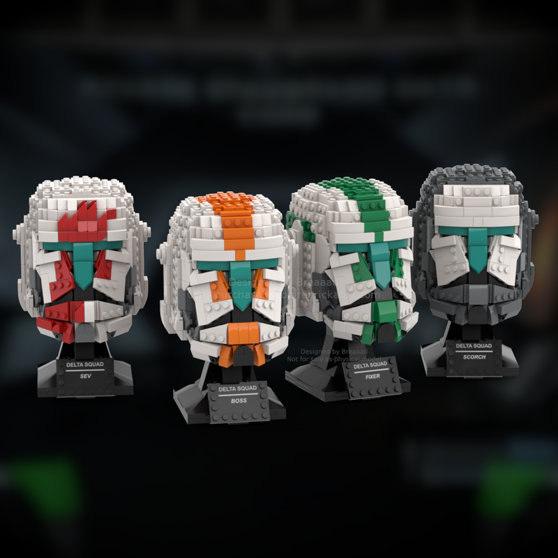 Lego Delta Squad Bundle (Helmet Collection)