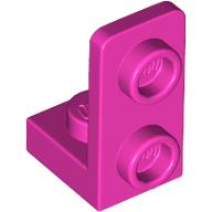 Lego Bracket 1 x 1 - 1 x 2 Inverted / Dark Pink