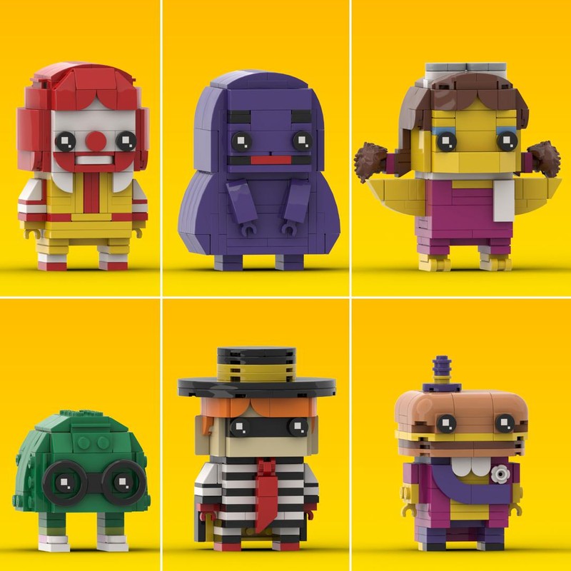 Lego McDonald's Brickheadz Bundle