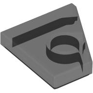 Lego Wedge Tile 2 x 2 Left / Trans-Black