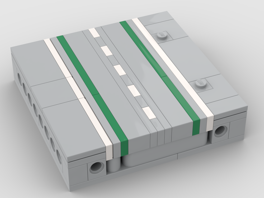 Lego 2358pr0001 - Baseplate Road (microscale version)