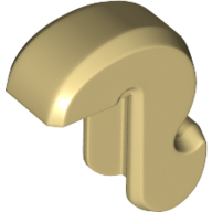 Lego Animal Body Part, Cat Tail / Tan