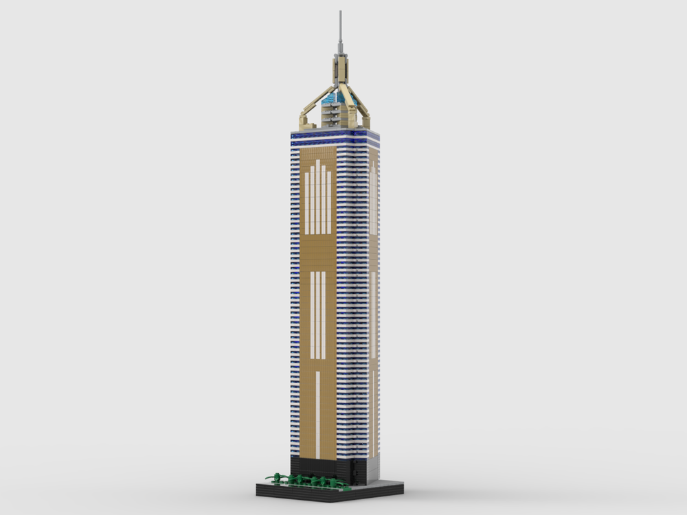 Lego Central Plaza at 1/650th Scale