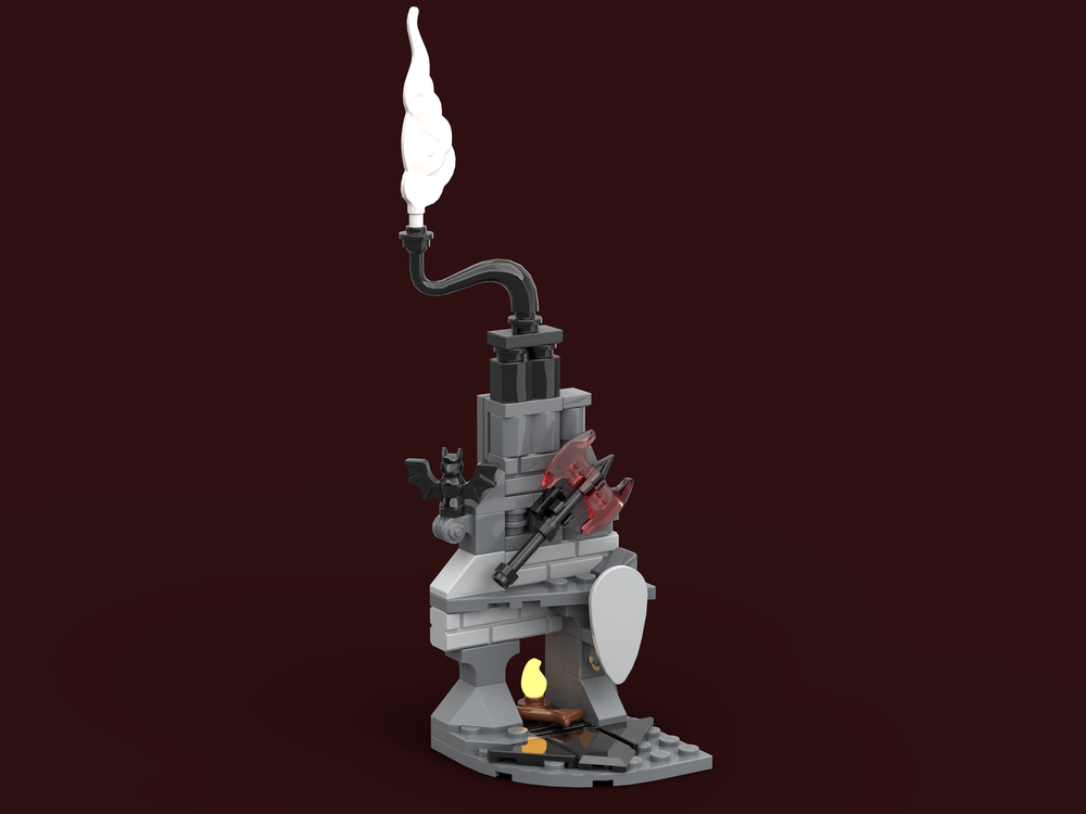 Lego Vampire Knight Small Fireplace