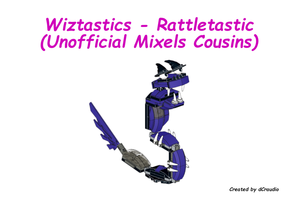 Lego Wiztastics - Rattletastic (Unofficial Mixels Cousins)