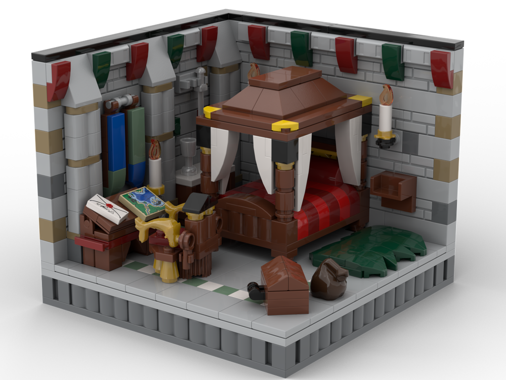 Lego King's bedroom