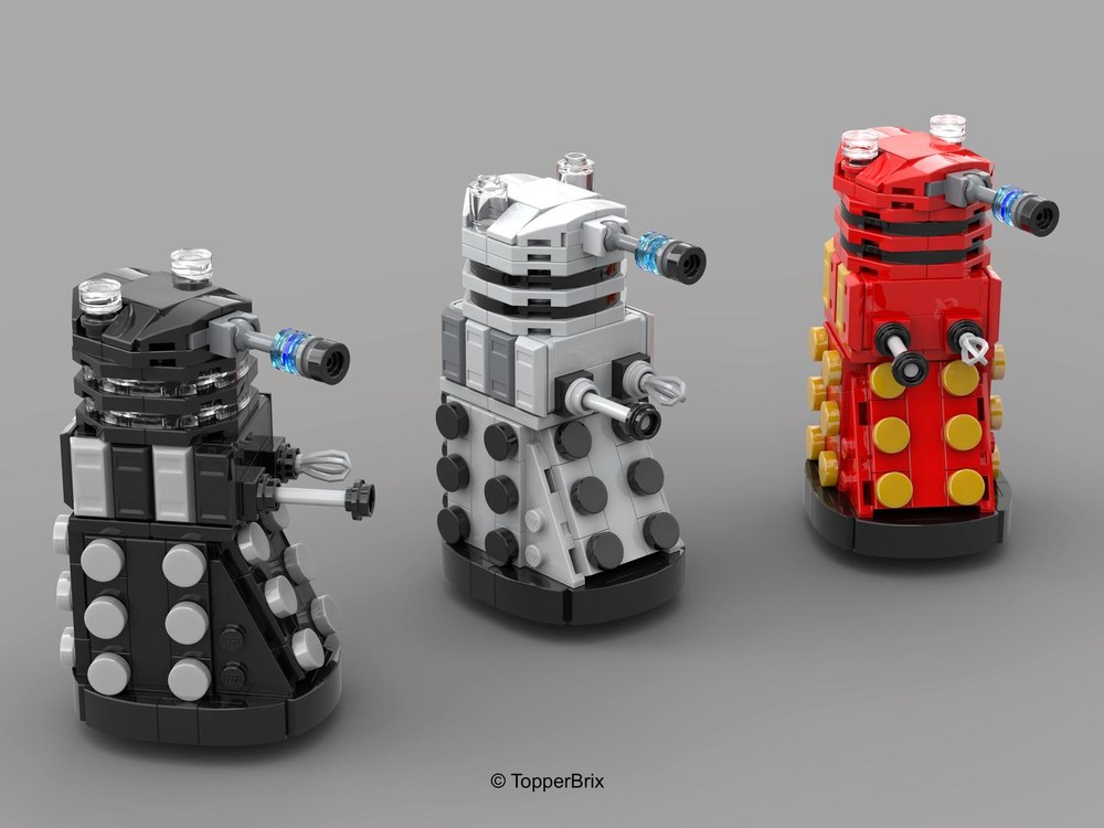 Lego Dalek (in 3 Variants)