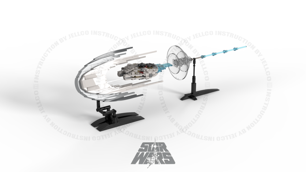 Lego Ultramicro Diorama : Hyper Speed M.falcon Concept