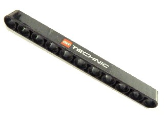 Lego Technic, Liftarm Thick 1 x 11 with LEGO TECHNIC Logo Pattern (Sticker) - Sets 8041 / 42041
