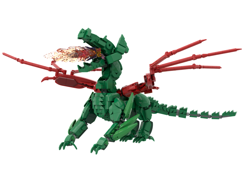 Lego Classic Dragon Reimagining (Green)