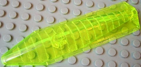 Lego Electric, Light & Sound 4 x 20 x 5 Insectoid Stinger, Reflector / Trans-Neon Green