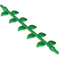 Lego Plant, Vine with Leaves, 16L / Green