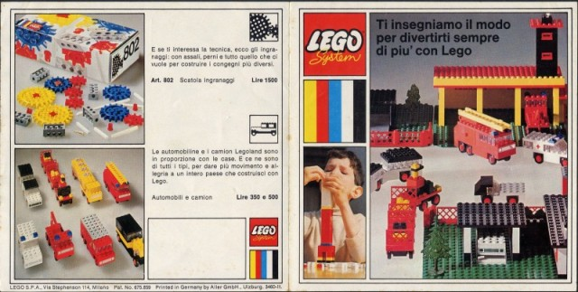 Lego 1970 Medium Italian (3460-It)