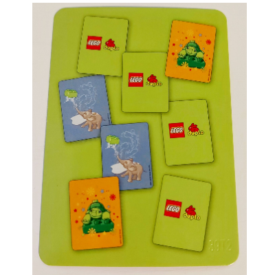 Lego Game Card, Duplo Memory Game - Title Card / [No Color/Any Color]
