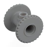Lego String Reel 2 x 2 Drum with Stud / Light Bluish Gray