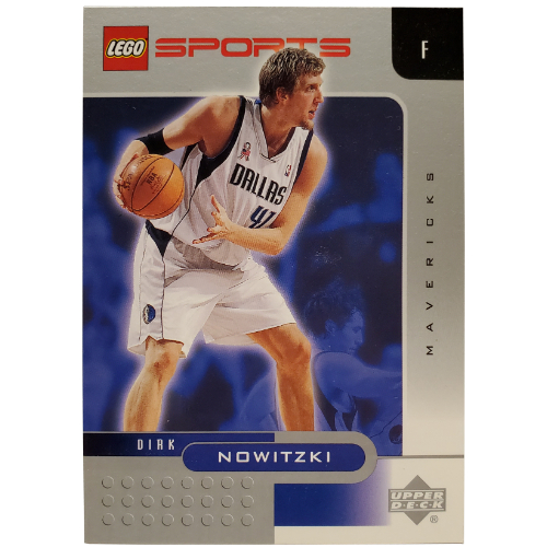 Lego Trading Card, NBA: Dirk Nowitzki, Dallas Mavericks #41 / [No Color/Any Color]
