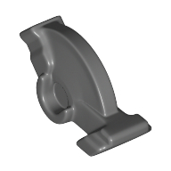 Lego Launcher Trigger, Weapon Gun Trigger / Dark Bluish Gray