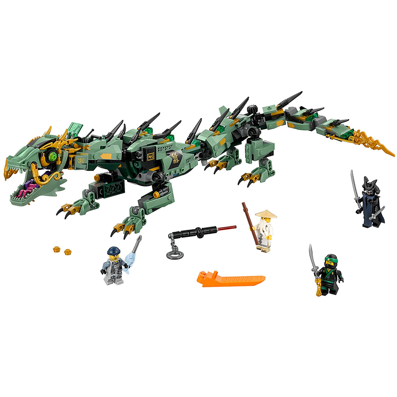 Lego Green Ninja Mech Dragon