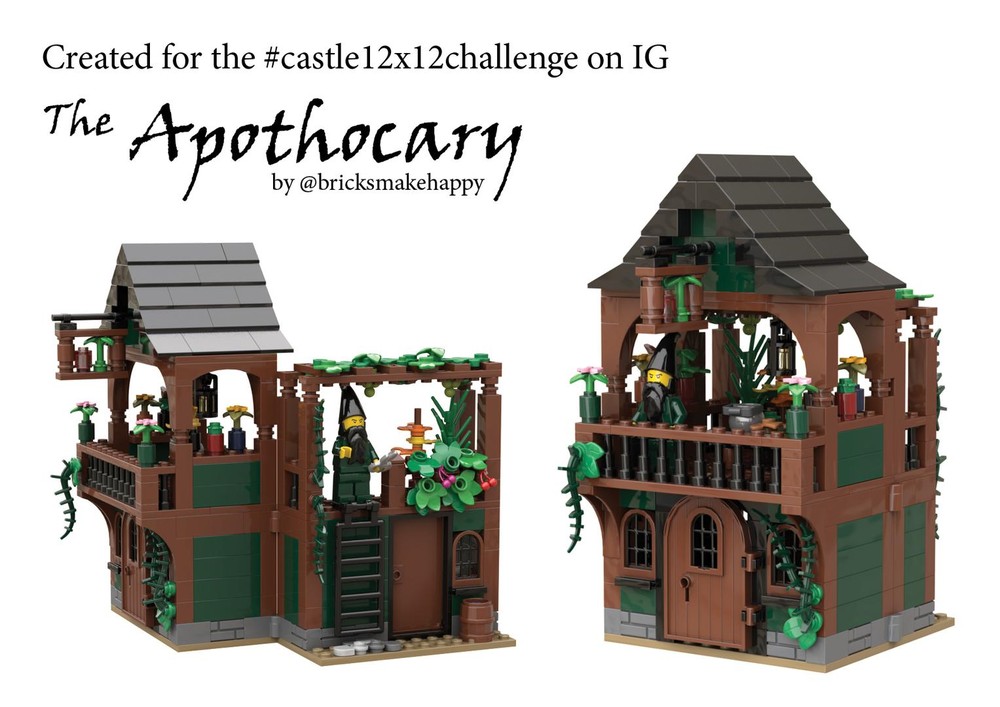 Lego 12x12 Medieval Apothecary