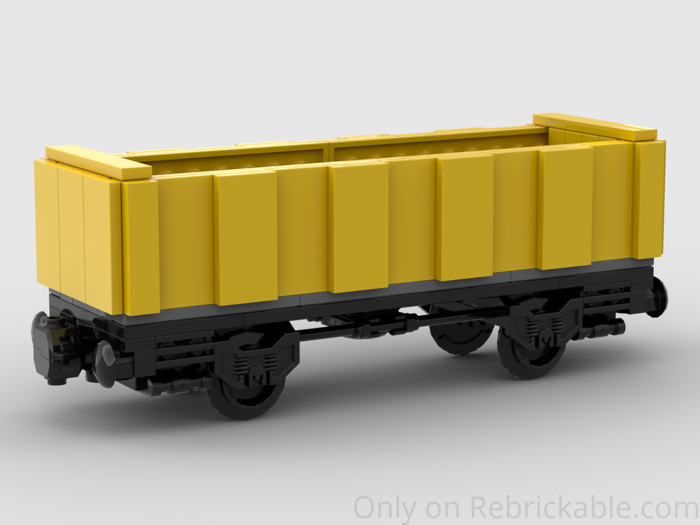 Lego Cargo Train Open Wagon (6-wide)
