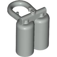 Lego Minifig Neckwear Airtanks / Light Gray