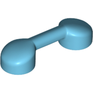 Lego Bar 1 x 3 (Radio Handle, Phone Handset) / Medium Azure