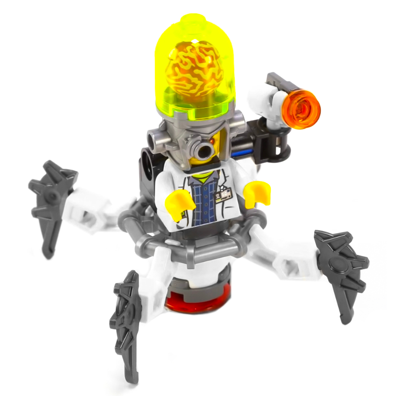 Lego Professor Brainstein with Mechanical Spider Legs