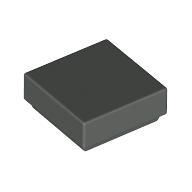 Lego Tile 1 x 1 with Groove / Dark Gray