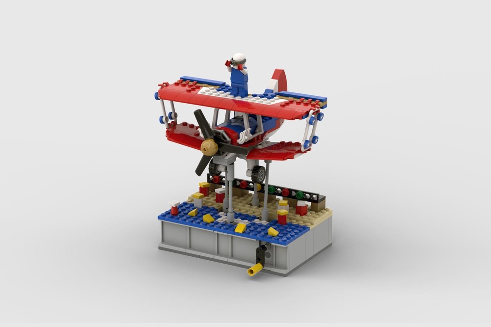 Lego Action Stand for Daredevil Stunt Plane