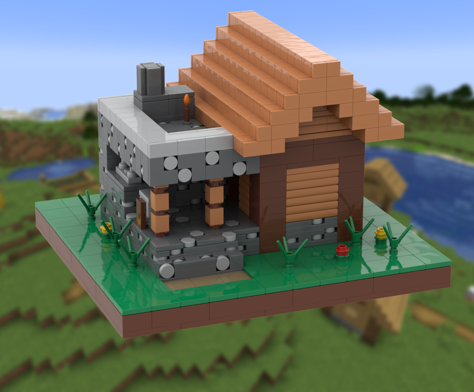 Lego Blacksmith Village Structure Custom Scale