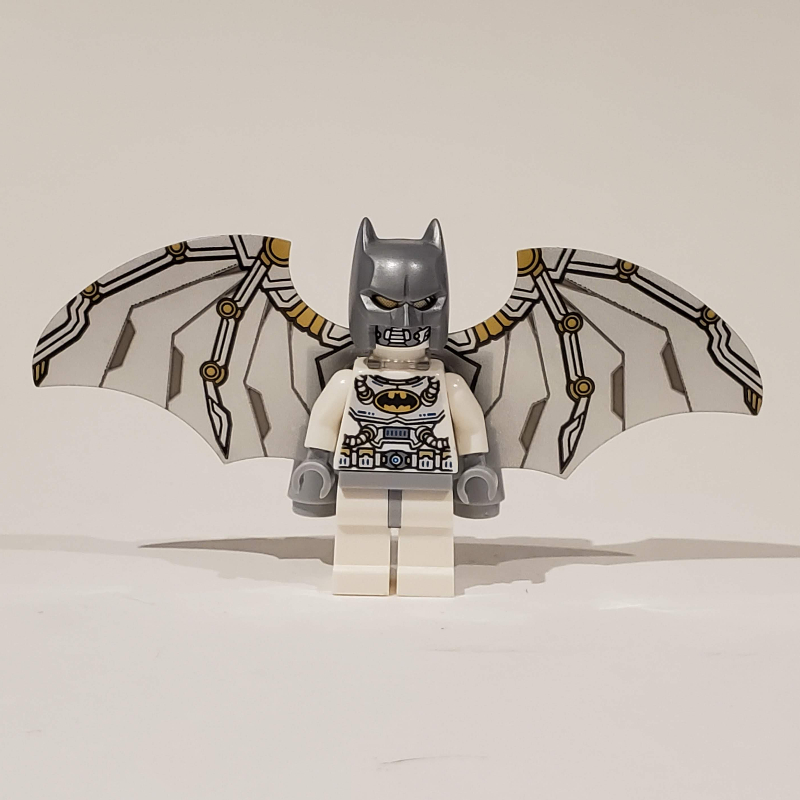 Lego Batman, White Suit, Silver Cowl, Spacesuit with Wings