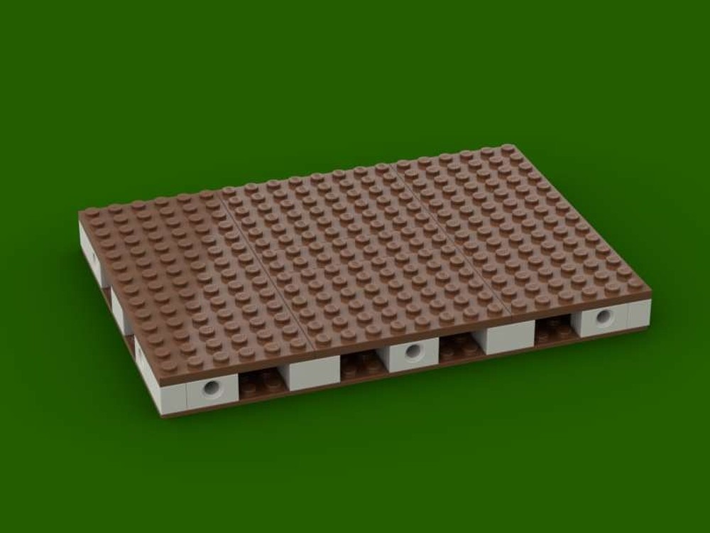 Lego Brown MILS-plate