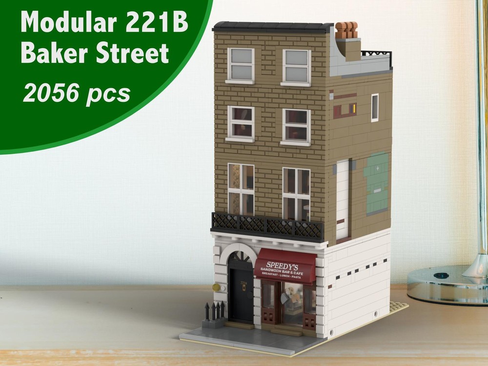 Lego Sherlock: Modular 221B Baker Street
