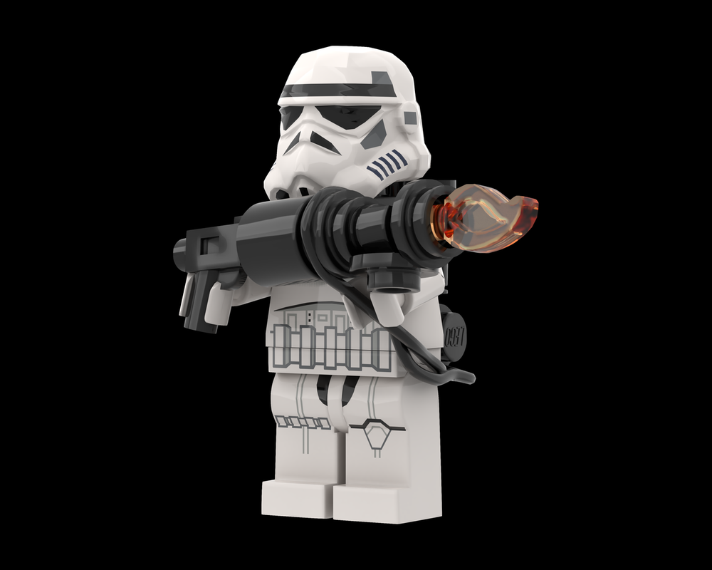 Lego Flamethrower [D-72w Oppressor flame projector]