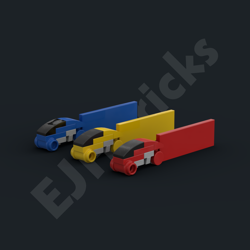 Lego Microscale Light Cycles