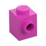 Lego Brick Special 1 x 1 with Stud on 1 Side / Dark Pink
