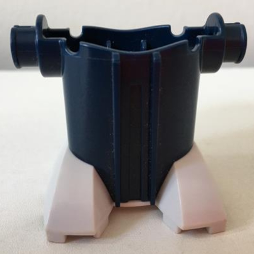 Lego Large Figure Torso and Legs, with Very Light Bluish Gray Feet