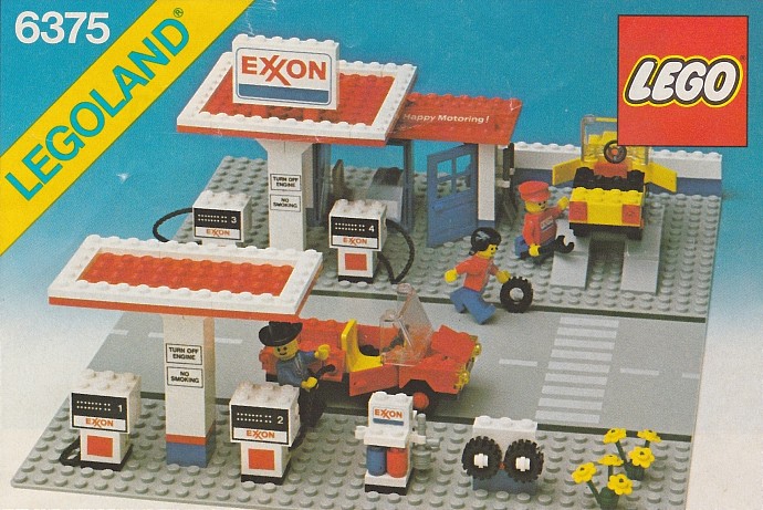Lego Exxon Gas Station