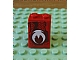 Lego Slope 65 2 x 2 x 2 with Bottom Tube with White Exo-Force Bird Logo Pattern (Sticker) - Set 8111