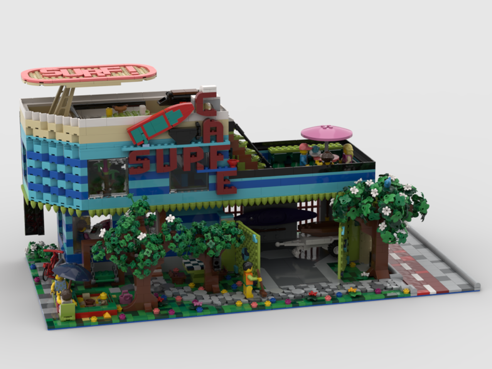 Lego Surf Shop&Cafe