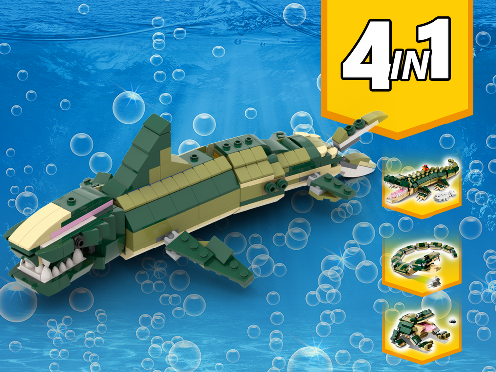 Lego 31121 Shark Alternative Build