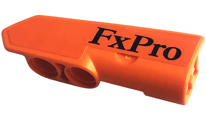 Lego Technic, Panel Fairing #21 Very Small Smooth, Side B with Black 'FxPro' Pattern (Sticker) - Set 42141