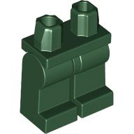 Lego Hips  and Legs Plain / Dark Green