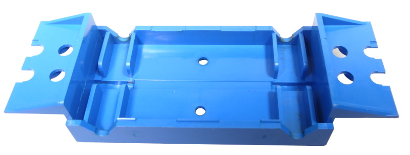 Lego Electric, Motor 4.5V/12V Type B 12 x 4 x 3 1/3 Lower Housing (Train) / Blue