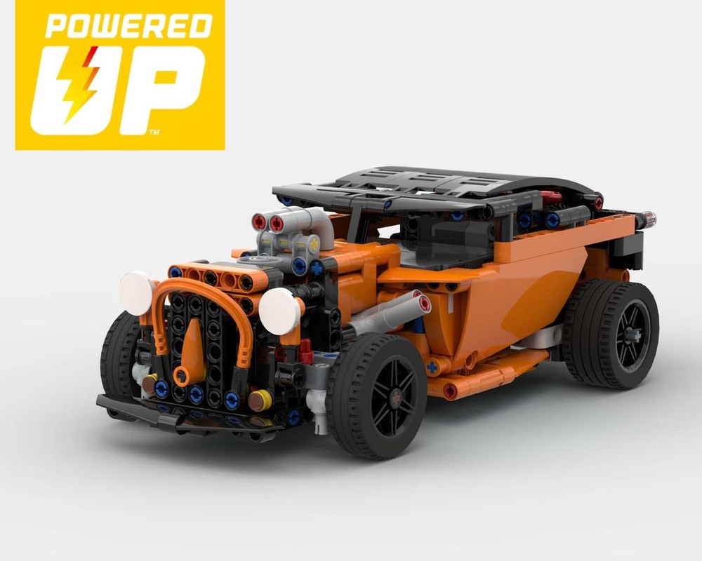 Lego PU/RC Hot rod (42093 + 42109 dual alternate)