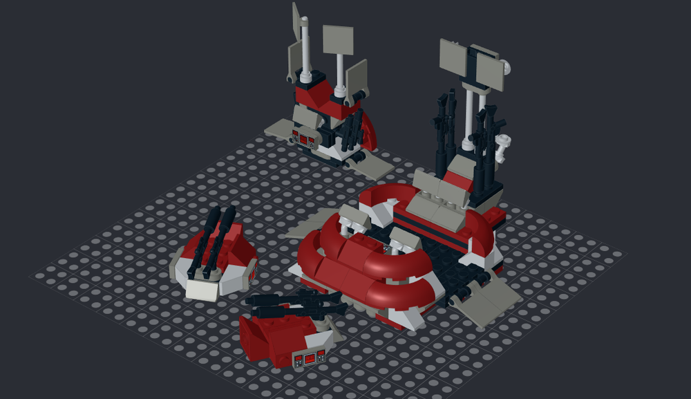 Lego Clone Command Station Alternate Build