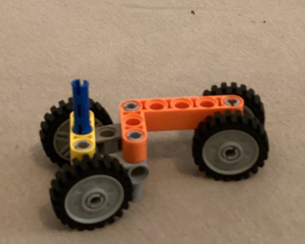 Lego Smallest Lego Car with steering